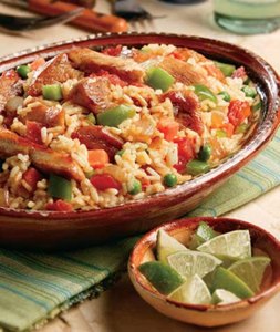 Pollo y arroz