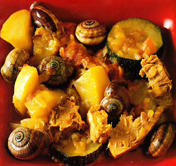 Potaje con caracoles
