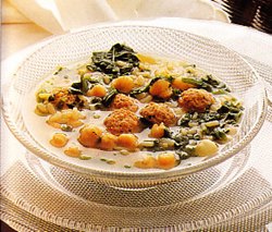 Potaje de arroz y garbanzos