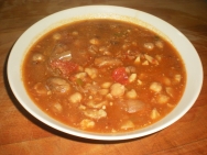Potaje de garbanzos y castañas