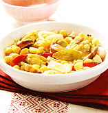 Potaje de garbanzos de marisco