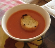 Primer gazpacho con la thermomix