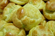 Profiteroles de te verde