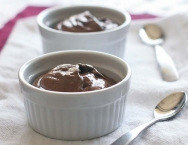 Pudín de chocolate al vapor