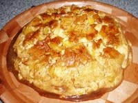 Pudin de melocotón