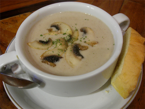 Puré de champiñones