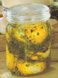 Queso de cabra en aceite