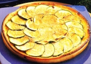 Quiche de calabacines al roquefort