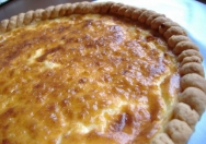 Quiche de cebolla y tofu