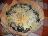 Quiche de verduras con pasta filo
