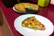 Quiche de verduras y pollo