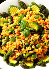 Risotto con verduras