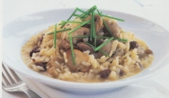 Risotto de hígado de pollo