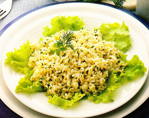 Risotto blanco a las hierbas