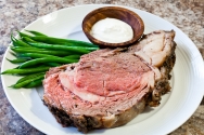 Roast beef con salsa Horseradish