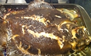 Rodaballo al horno con patatas