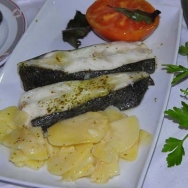 Rodaballo al orujo