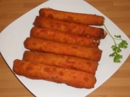 rollitos de cerdo con chorizo