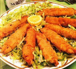 Rollitos de espárragos blancos