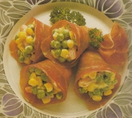Rollitos de jamón serrano
