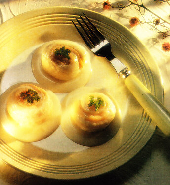 Rollitos de pescado y salmón