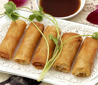 Rollitos de primavera de carne