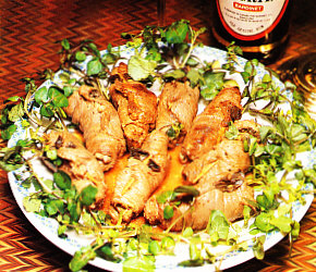 Rollitos de ternera rellenos