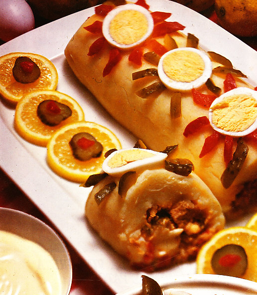 Rollo de patata relleno