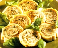 Rollo frío de atún y queso