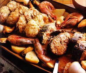 Romescada de pescado