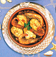 Romesco de pescado