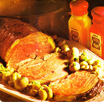 Rosbif con champiñones