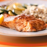Salmon con naranja y vodka