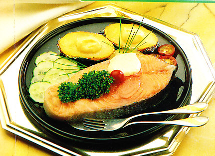 Salmón en papillote crujiente