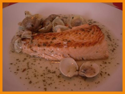Salmón en salsa de romero
