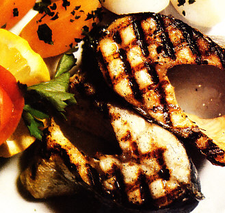 Salmón fresco grillé
