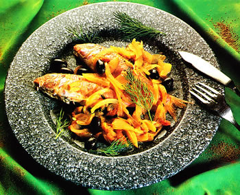 Salmonetes al horno