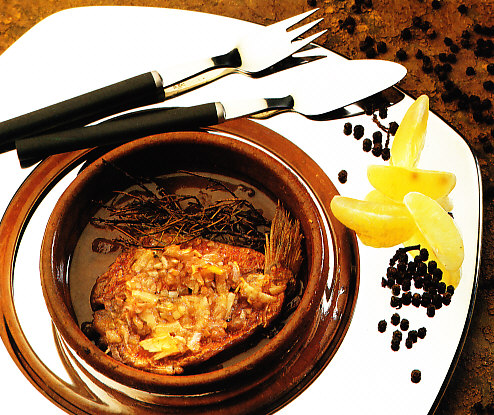 Salmonetes al vino