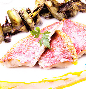 Salmonetes con cítricos
