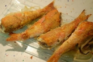 Salmonetes con setas
