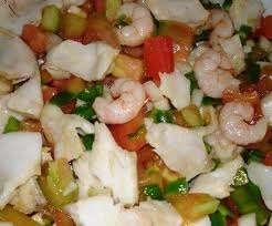 Salpicón de rape y gambas