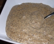 Salsa de champiñones y perejil