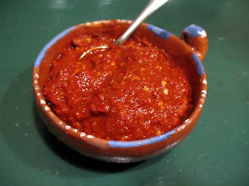Salsa de chile habanero