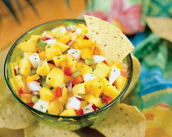 Salsa de pera y mango