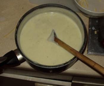 Salsa de queso parmesano