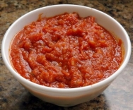 Salsa de tomate fría