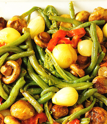 Salteado de verduras
