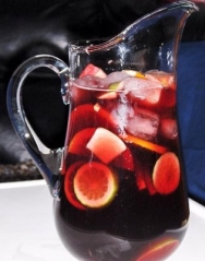 Sangría de vino tinto