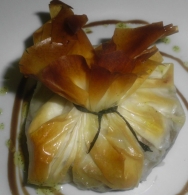 Saquitos rellenos de carne picada