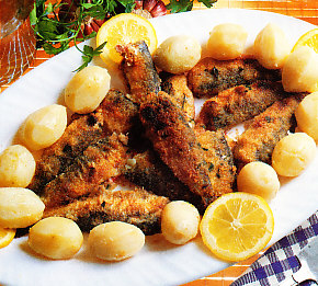 Sardinas asadas a la plancha